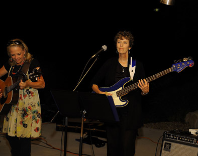 Cindy and the Blackstock Band playing for the Shawnee Rotary Club on Sept. 8.
